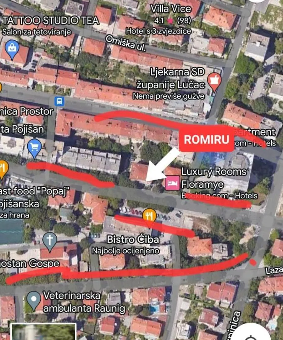 Romiru Rooms And Studio Apartment Σπλιτ